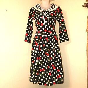 Retro Pinup Style Cherry Dress by Heroecol